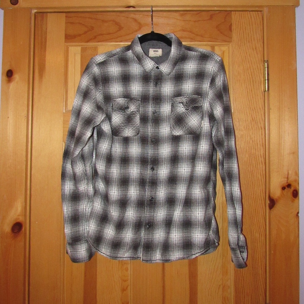 Vans Black & White Plaid Shirt